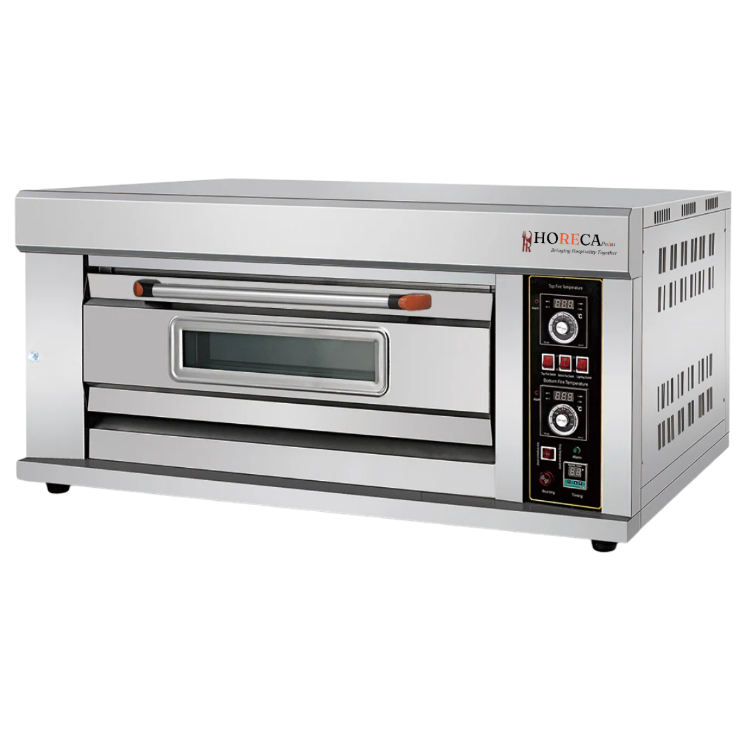 Horeca Electric Baking Oven 1 Deck 2 Tray