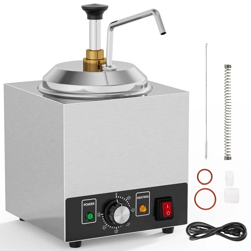 Electric Nachos Cheese Sauce And Chocolate Fudge Warmer Dispenser 3 Electric Nachos Cheese Sauce And Chocolate Fudge Warmer Dispenser