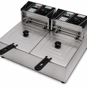 Double Tank Electric Deep Fryer 12 Liter