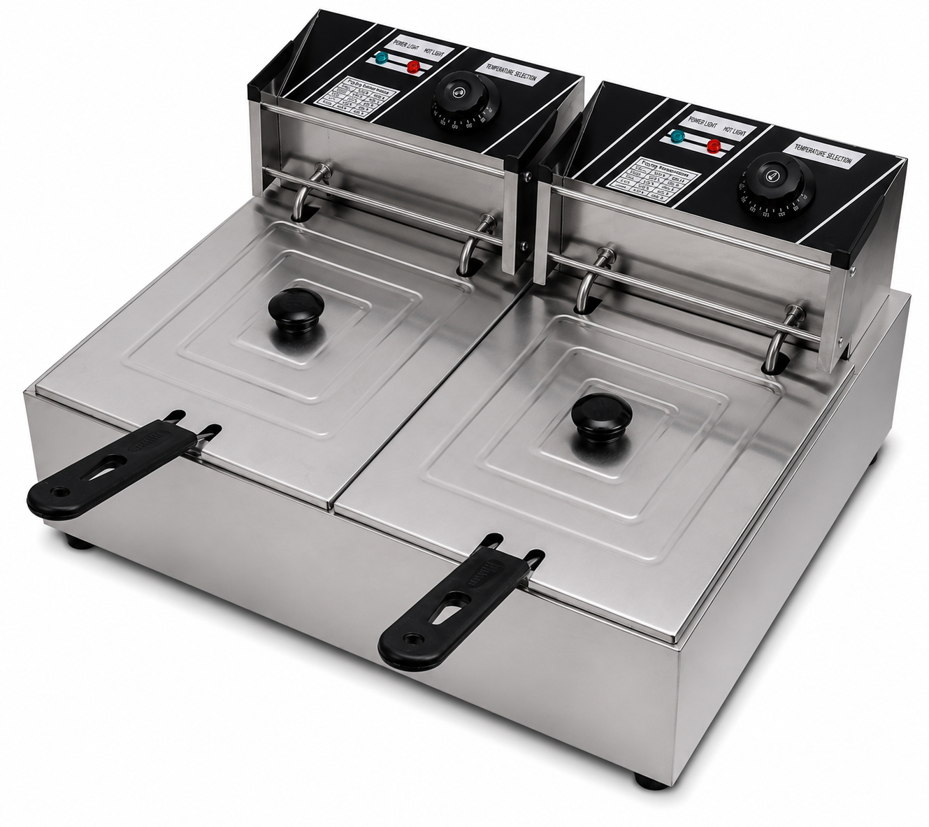 Double Tank Electric Deep Fryer 12 Liter 2 Double Tank Electric Deep Fryer 12 Liter