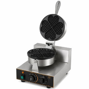 Electric Heart Waffle Maker Machine