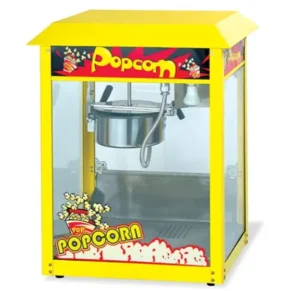Commercial Popcorn Machine 250 Gms Electric Yellow