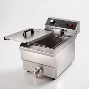 Electric Single Tank Deep Fryer 10 Liter With Oil Drain Tap