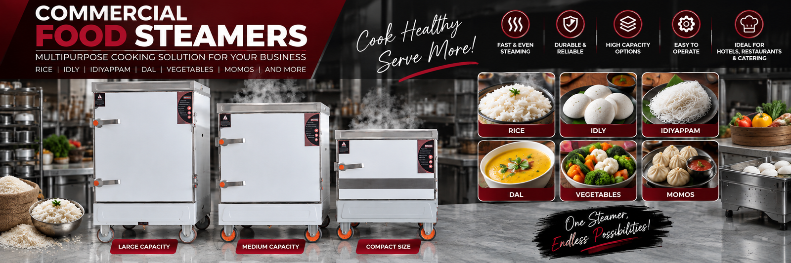 Commercial Food Steamers