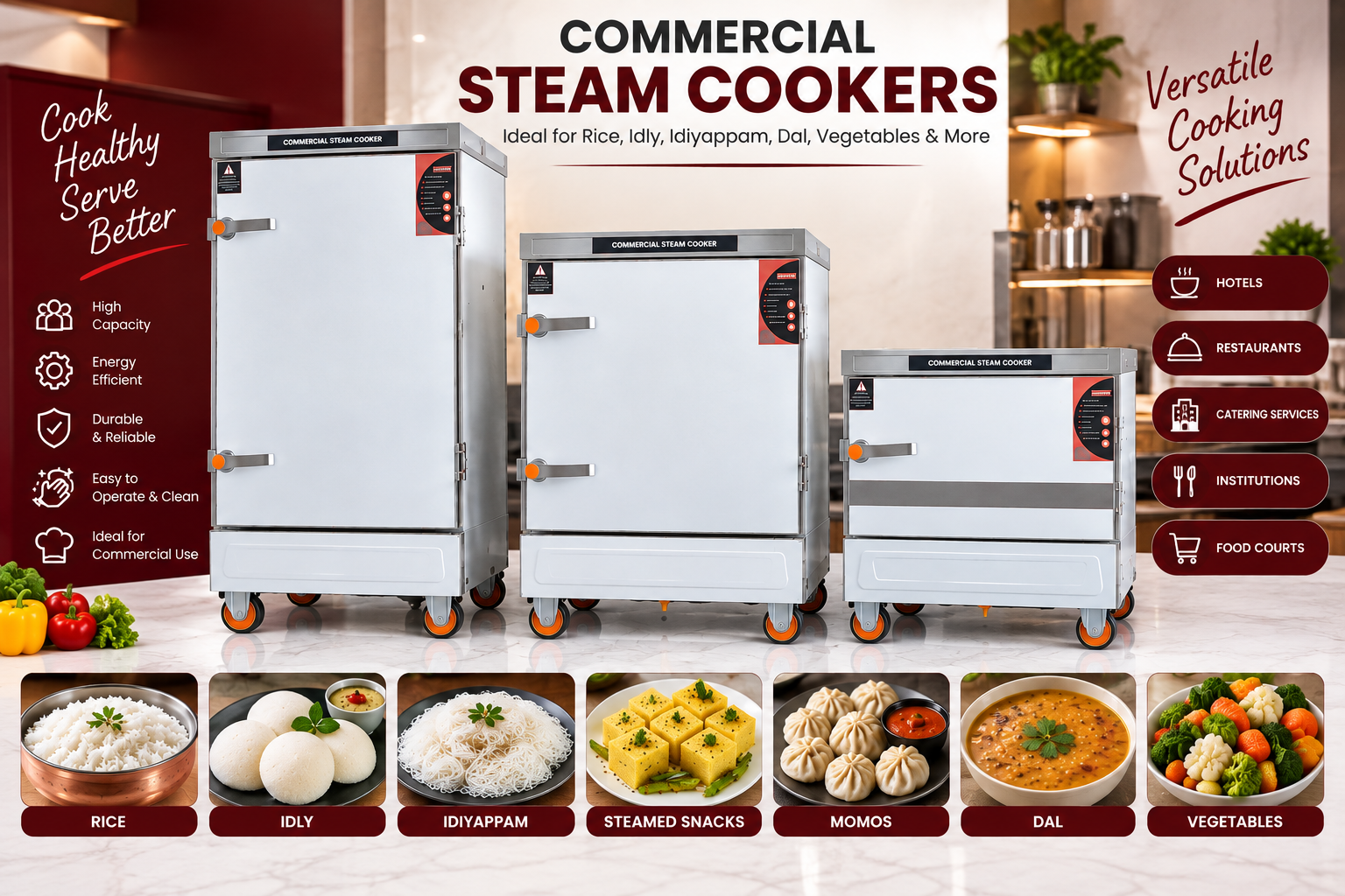 Commercial Food Steamers