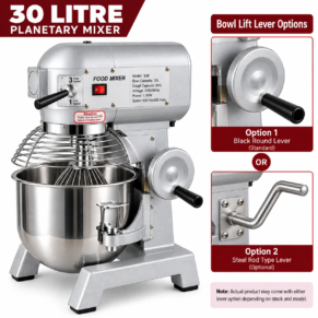 Commercial Planetary Mixer 30 Ltr With Guard