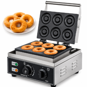 Donut Waffle Maker Machine With Drip Tray