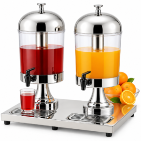 Double Tank Buffet Juice Dispenser 8 Liter