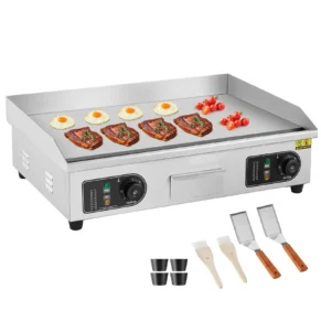 Electric Griddle Plate Plain Top 4..4Kw Big 28 Inch
