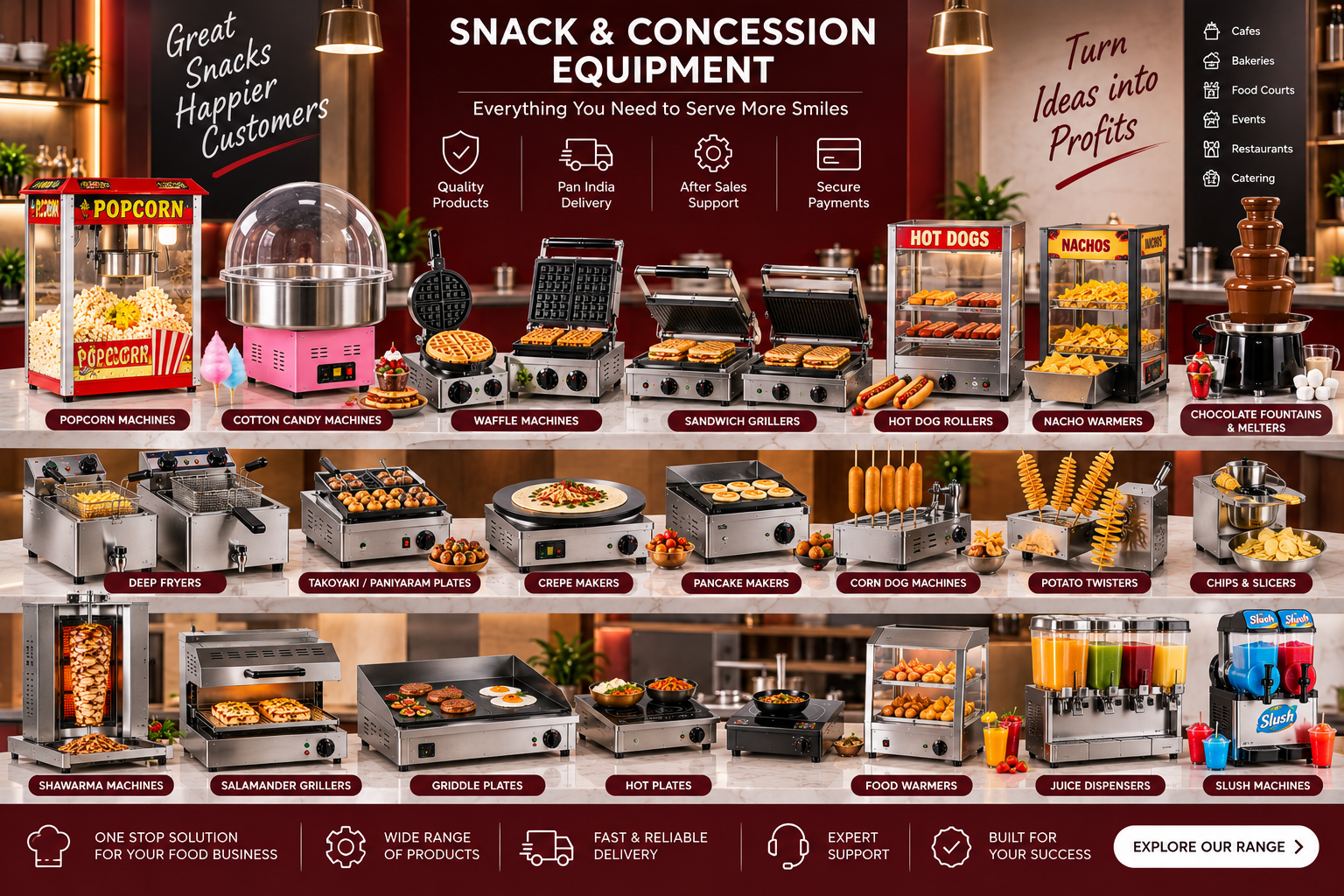 Snack Concession Equipment