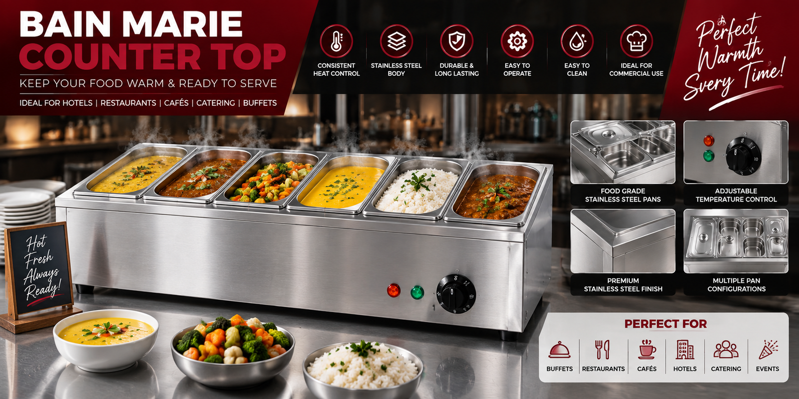 Bain Marie Counter