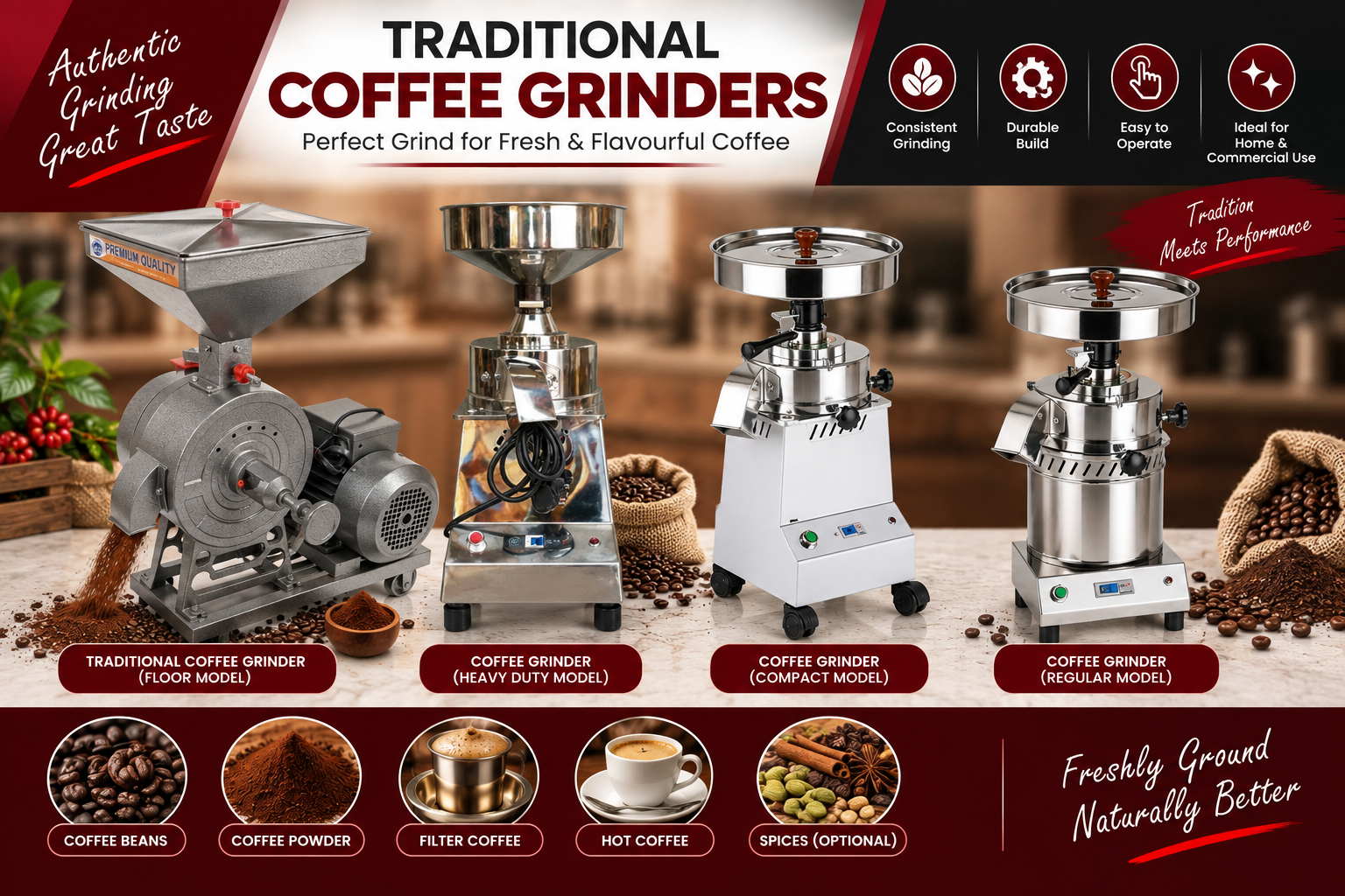 Traditional Coffee Grinder