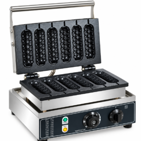 Hot Dog Corn Waffle Maker Machine With Drip Tray