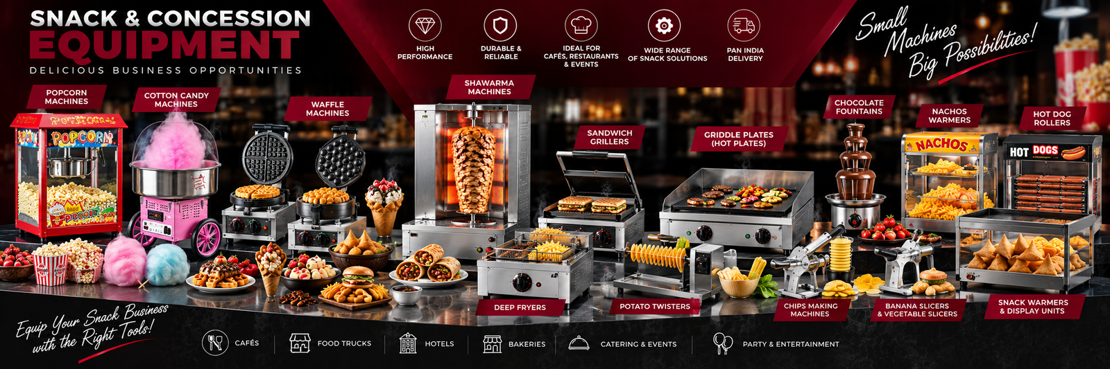 Snack Concession Equipment