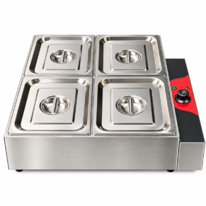 Electric Bain Marie – 4 Compartments 8.5LPan Without Glass